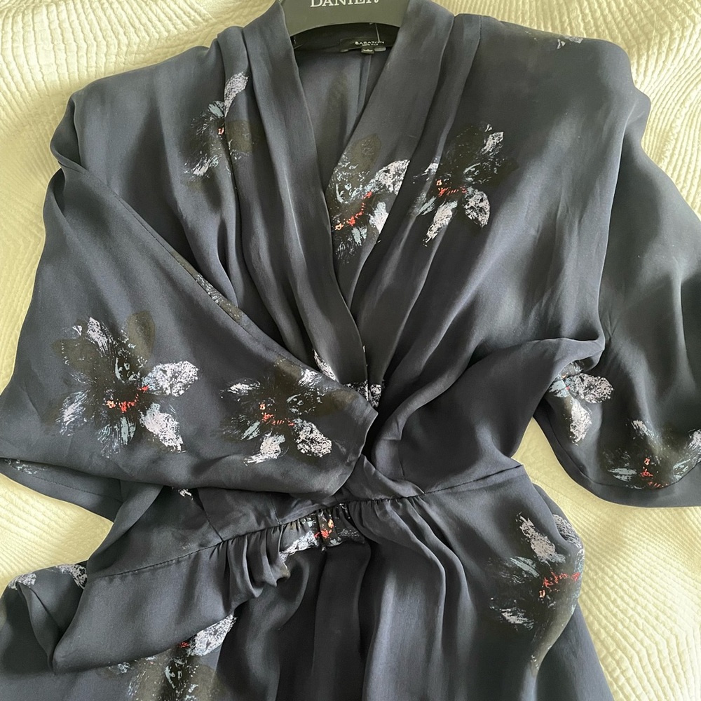 Navy Babaton Kimono style Dress